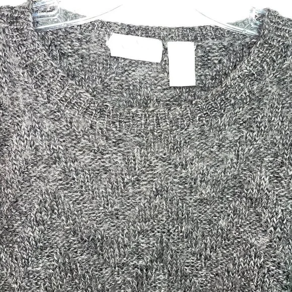 Valentino Uomo Mens Sweater Green Gray Size Medium Vintage Wool Mohair Nylon